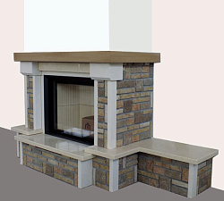 Облицовка Giada 76 dx с банк. (EdilKamin)